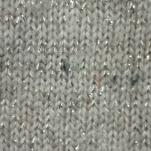 Cavalini Women's Button Cardigan Sweater xs Pockets Metallic Thread Shimmer - Picture 12 of 16